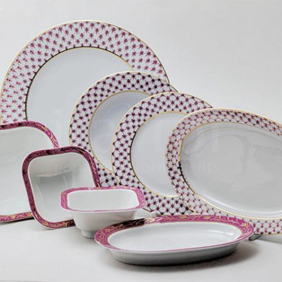 Сервиз столовый «Сетка-Блюз» 6/18