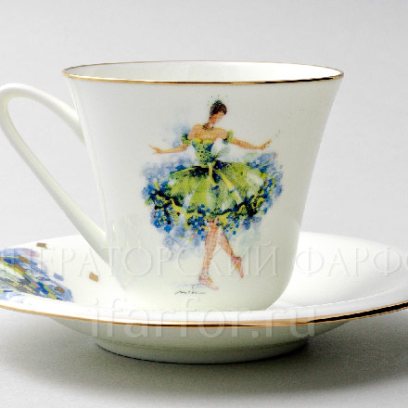 Чашка с блюдцем чайная «Фея щедрости» 1/2