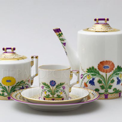 Сервиз кофейный Замоскворечье 6/20 Гербовая