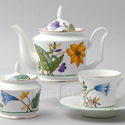 Сервиз чайный «Июньская палитра» 6/14
