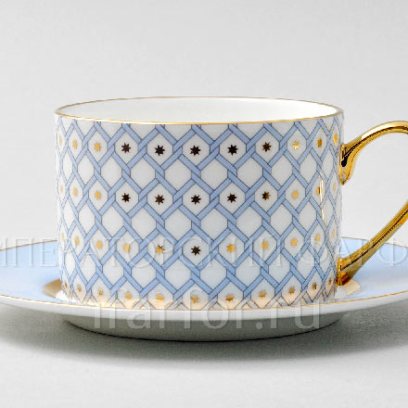 Чашка с блюдцем чайная «Азур 1» 1/2