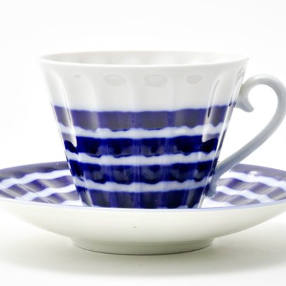 Чашка с блюдцем чайная «Гюйс» 1/2