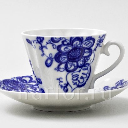 Чашка с блюдцем чайная «Поющий сад» 1/2