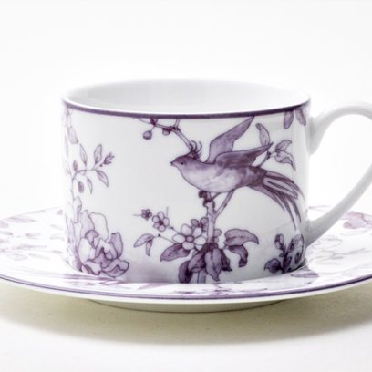 Чашка с блюдцем чайная «Monplaisir Violet Монплезир фиолетовый» 1/2