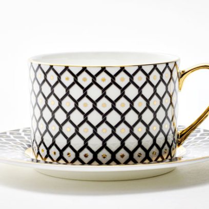 Чашка с блюдцем чайная «Неро 1» 1/2