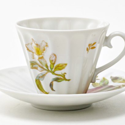 Чашка с блюдцем чайная «Гранаты» 1/2