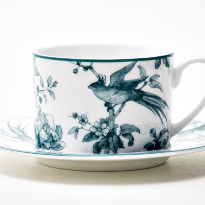 Чашка с блюдцем чайная «Monplaisir Green Монплезир зеленый» 1/2