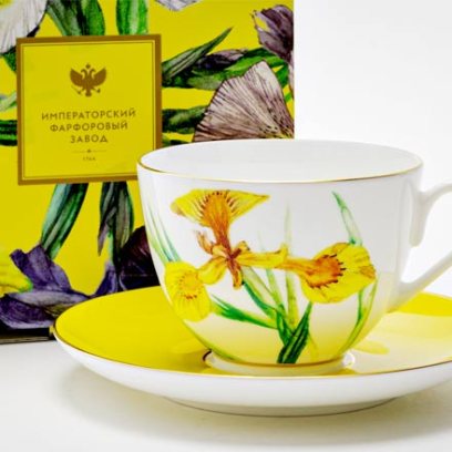 Чашка с блюдцем в подарочной коробке «Лесной свет» 1/2