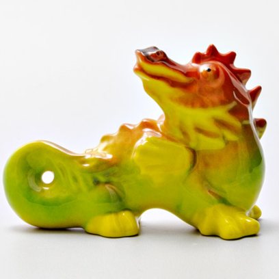 Скульптура «Дракон 2 желтый»