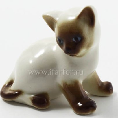 Скульптура Котенок Парамоша Сиамский
