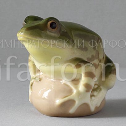 Скульптура Лягушка прудовая Зеленая