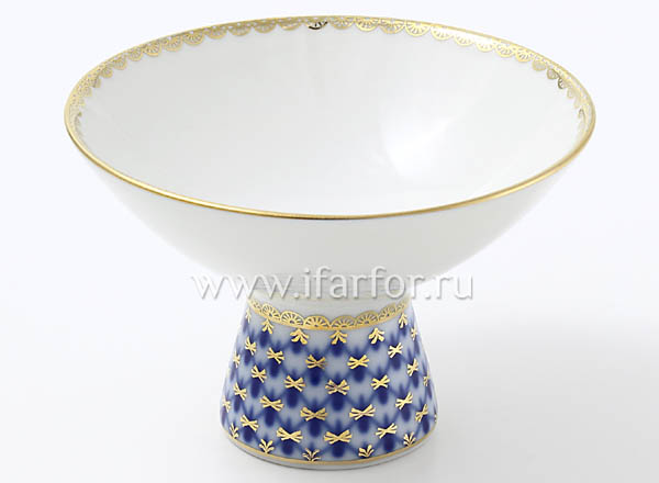 Ваза для мороженого Кобальтовая сетка Молодежная