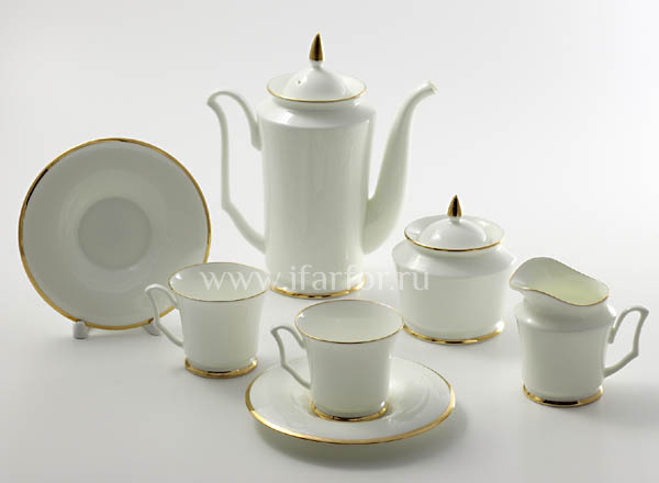 Coffee Set Gold ribbon 6/15 Julia