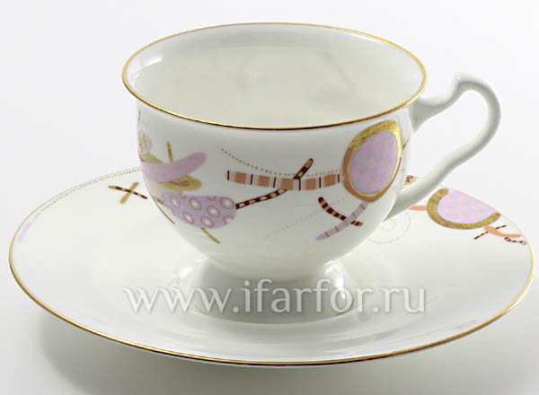Cup and saucer tea Monpase Isadora