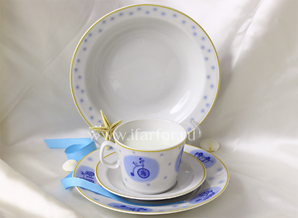 Комплект детский четырёхпредметный Машинки Молодежная