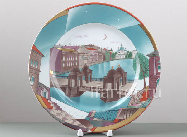 Gift set decor. Fontanka. White night Mazarin