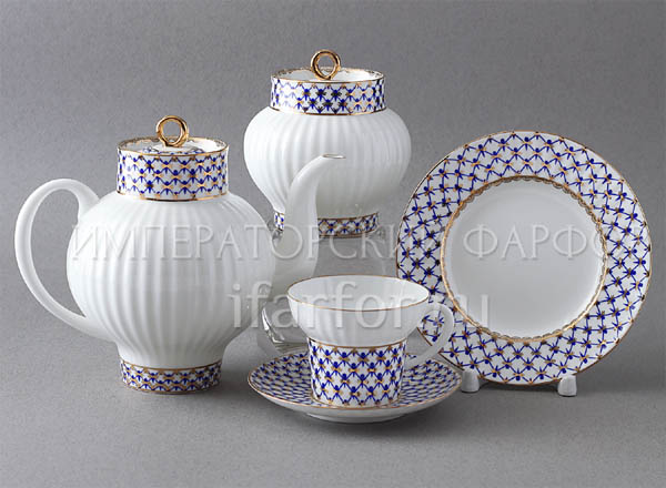 Tea Set Cobalt net 6/20 Wave