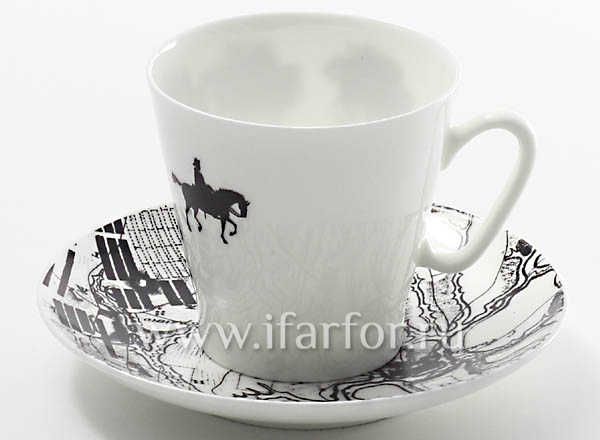 Cup and saucer Coffee Attack Black coffee