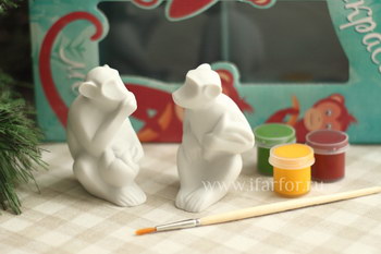 Sculpture Paint me, the set 2016