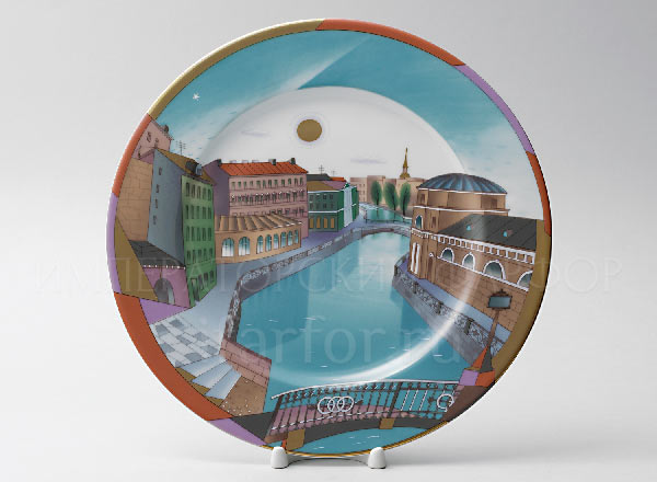 Gift set decor. Moyka River. Early morning European-2