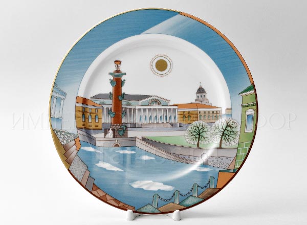 Plate decor. Spring St.Petersburg