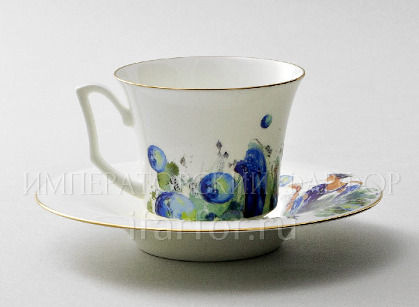 Cup and saucer tea Four seasons of love 5 Julia