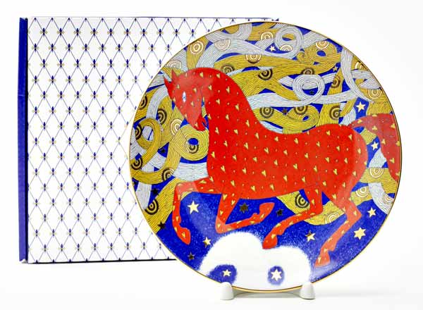 Тарелка декоративная Год лошади