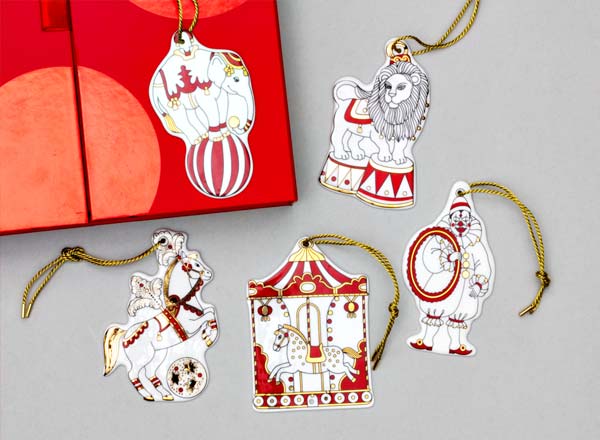 Набор елочных игрушек в подарочной коробке Гранд цирк