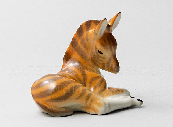 Скульптура Зебренок лежащий