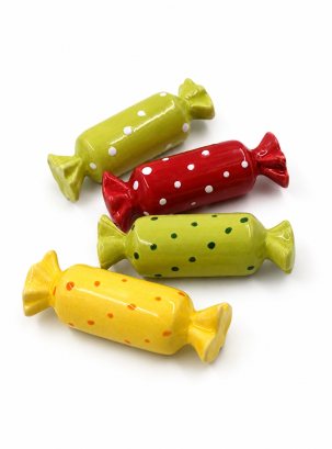Елочная игрушка Конфета Батончик 75 x 25 мм.