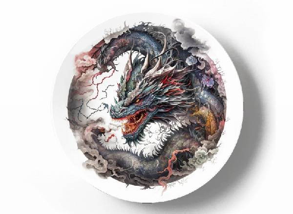 Дракон в облаках