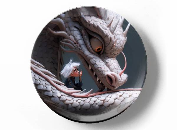 Белый дракон и мальчик