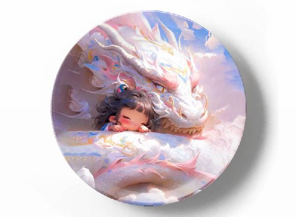 Белый дракон и маленькая девочка