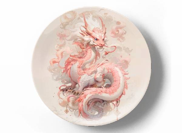 Розовый дракон