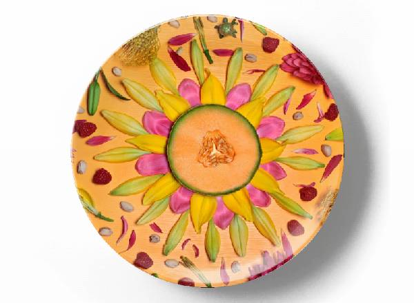 Калейдоскоп желто-оранжевый