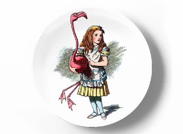 Алиса и розовый фламинго