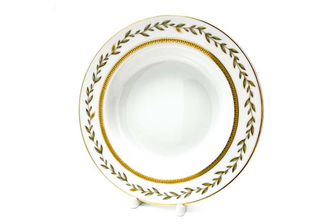 Тарелка глубокая «Нефритовый фон»