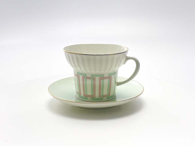 Чашка с блюдцем чайная «Геометрия 4» 1/2