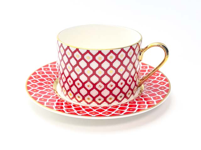 Чашка с блюдцем чайная «Скарлетт 1» 1/2