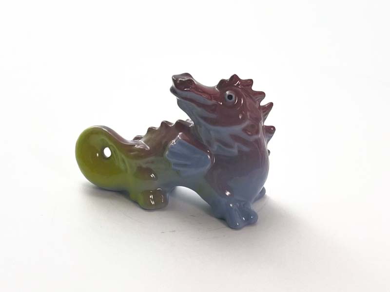 Скульптура «Дракон 2 синий»