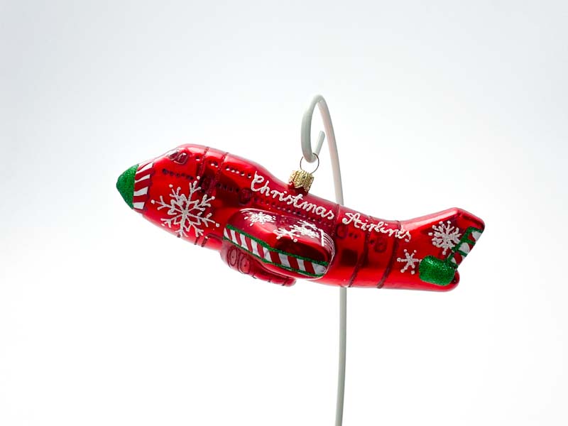 Елочная игрушка «Рождественский самолет»