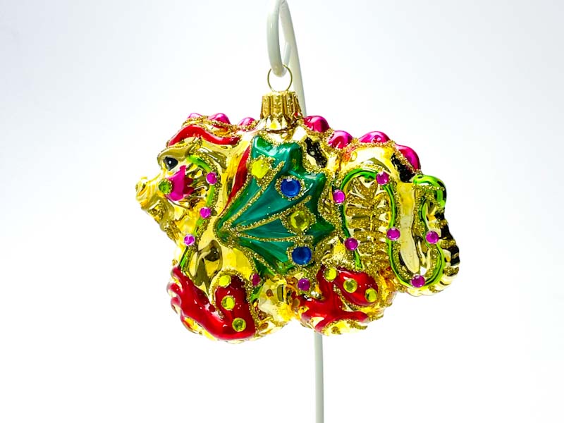Елочная игрушка «Ювелирный дракон»