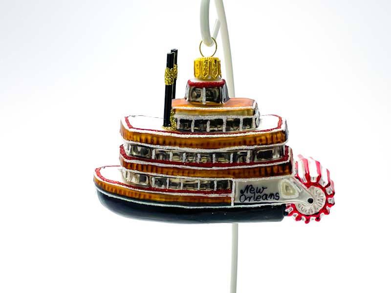 Елочная игрушка «Пароход»