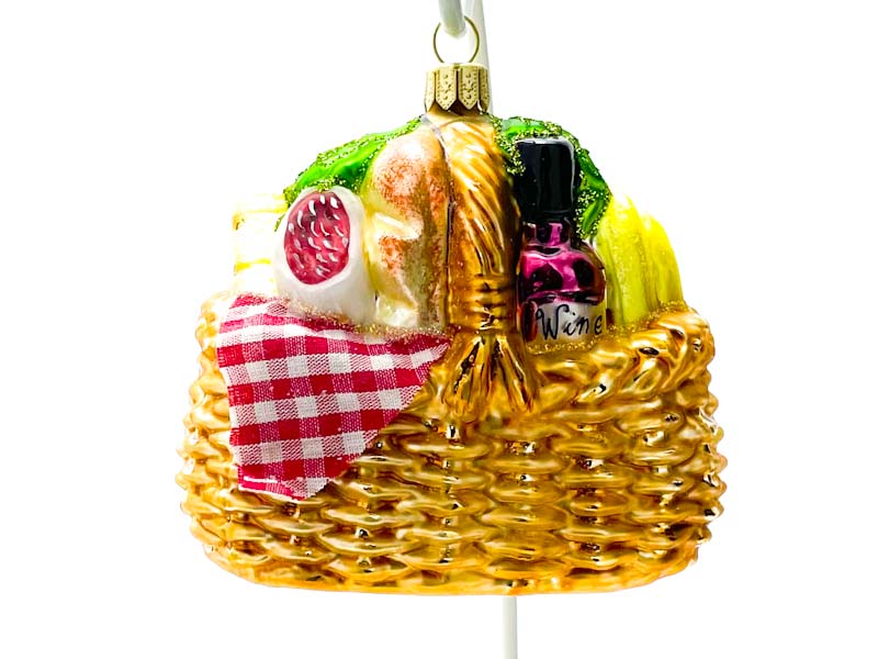 Елочная игрушка «Корзина для пикника»