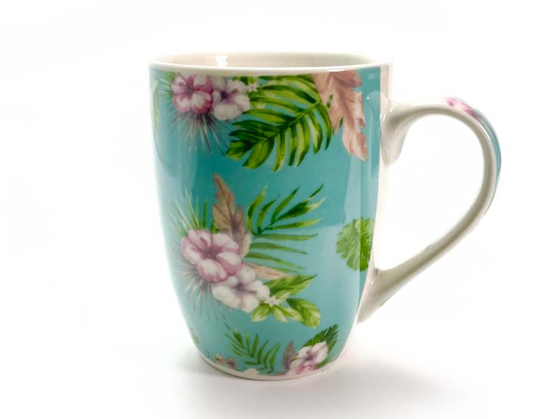 Кружка «Райский сад бирюзовая»