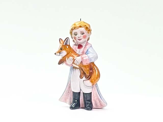 Елочная игрушка «Маленький принц» Форма: Маленький принц. Майолика. 65 x 110 мм.