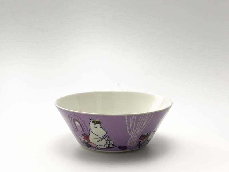 Пиала «Фрекен Снорк (сиреневая)» Форма: Arabia MOOMIN. Фарфор. 150 мм.