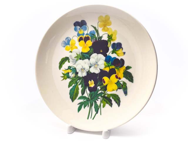 Декоративная тарелка «Анютины глазки»
