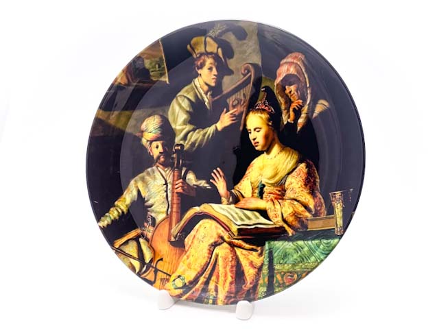 Декоративная тарелка «Аллегория музыки»