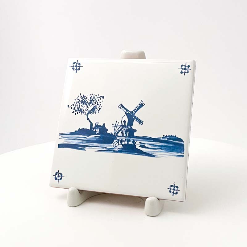 Изразец «Голландский. Мельница 12»